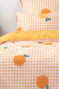 Постельное белье "Эко" бязь "Апельсинки"