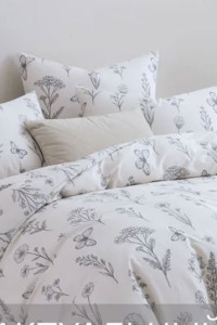 Постельное белье "Эко" бязь "Moonflowers"