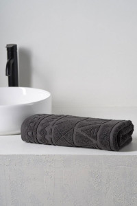 Полотенце махровое "Ornaments" графит