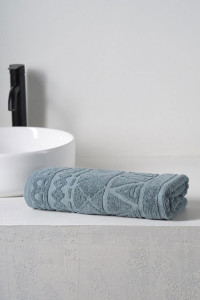 Полотенце махровое "Ornaments" серый