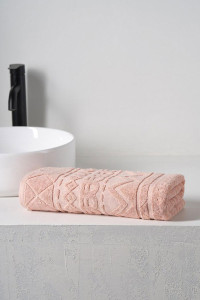 Полотенце махровое "Ornaments" персиковый