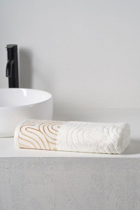 Полотенце махровое "Golden Lines" белый