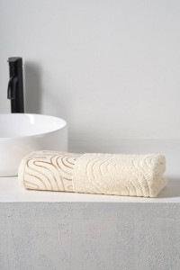 Полотенце махровое "Golden Lines" песочный