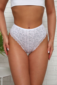 Трусы женские №64915 бамбук (р-ры: 48-52) белый