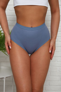 Трусы женские №64913 лапша (р-ры: 48-58) джинс