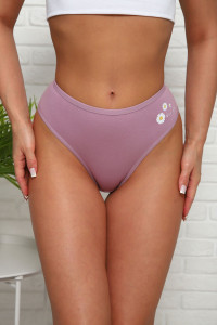 Трусы женские №64911 хлопок стрейч (р-ры: 46-50) пудра