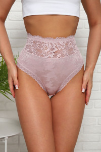 Трусы женские №64909 хлопок стрейч (р-ры: 50-54) пудра