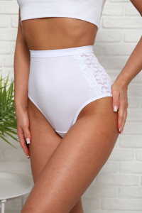 Трусы женские №64908 хлопок стрейч (р-ры: 60-64) белый