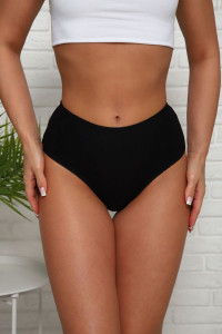 Трусы женские №64905 хлопок стрейч (р-ры: 46-50) черный
