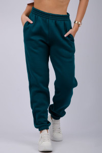 Джоггеры женские "Мистерия 12" футер 3-х нитка с начесом (р-ры: 44-54) мурена