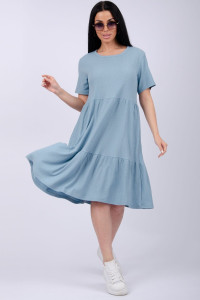 Платье женское "Эскада 4" жатка (р-ры: 46-60) туман