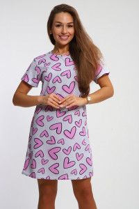 Туника женская №221 кулирка (р-ры: 44-56) серый