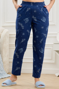 Брюки женские "Флоранс" кулирка (р-ры: 48-58) синий