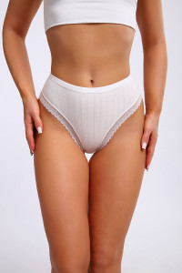 Трусы женские №28561 лапша (последний размер) белый 48
