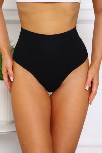 Трусы женские №64707 лапша (последний размер) черный 56