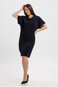 Платье женское П2031 фукра (р-ры: 48-58) синий
