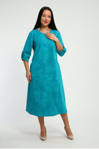 Платье женское П1372.3 футер 2-х нитка (р-ры: 48-62)