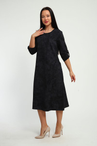 Платье женское П1372.1 футер 2-х нитка (р-ры: 48-62)