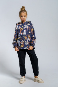 Костюм двойка детский 966Д футер с лайкрой (р-ры: 32-44) фуме