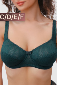 Бюстгальтер женский нейлон OIRO 2823 изумрудный