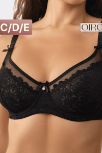 Бюстгальтер женский нейлон OIRO 1415024 черный