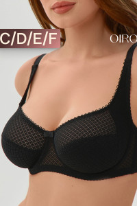 Бюстгальтер женский нейлон OIRO 2822 черный