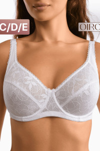 Бюстгальтер женский кружевной OIRO 1415013 белый