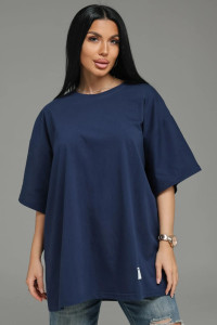 Футболка женская "Анита-2" кулирка (р-ры: 44-66) светло-синий