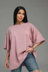 Футболка женская "Анита-2" кулирка (р-ры: 44-66) пудра