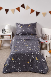 Детское постельное белье полиэстер "Звездопад"