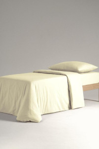 Ясельное постельное белье "Urban Family" перкаль на резинке "Античный белый"