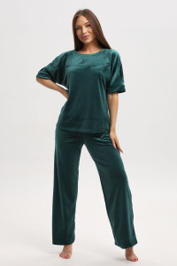 Костюм двойка женский К3130.5 велюр (р-ры: 48-62)