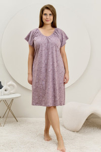 Сорочка женская "Эла" кулирка (р-ры: 50-64) капучино