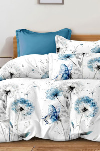 Постельное белье зима-лето поплин стеганый с окантовкой ЗЛПО-3288