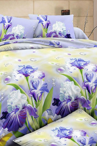 Постельное белье зима-лето поплин стеганый с окантовкой ЗЛПО-3287