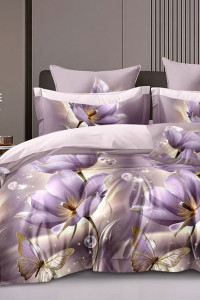 Постельное белье зима-лето поплин стеганый с окантовкой ЗЛПО-3263