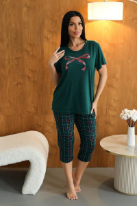 Костюм двойка женский 2242/1 бамбук (р-ры: 48-58) зеленый