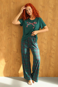 Костюм двойка женский 2241/1 бамбук (р-ры: 44-58) зеленый