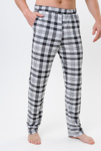 Брюки мужские 2194 хлопок с полиэстером (р-ры: 50-60) клетка 2