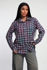 Рубашка женская М380 кулирка (р-ры: 46-60) бордо