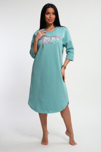 Туника женская М457 "Даша" кулирка (р-ры: 46-60) мята