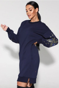 Платье женское "Бабочка" футер (р-ры: 44-58)