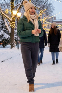 Брюки женские 0673-94 флис (р-ры: 46-58) темно-серый