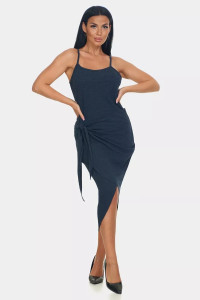 Сарафан женский "Фрейя" кулирка полиэстеровая (р-ры: 42-56) синий