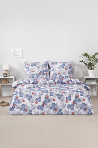 Постельное белье "Веселина" полиэстер "Земляничная рассада"