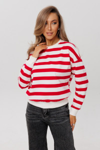 Толстовка женская ТЖ38 футер 2-х нитка петля пенье (р-ры: 46-60) красный