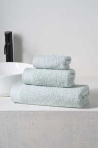 Набор махровых полотенец "Ribbon" бледно-бирюзовый 3 шт.