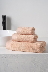Набор махровых полотенец "Ribbon" бежевый 3 шт.