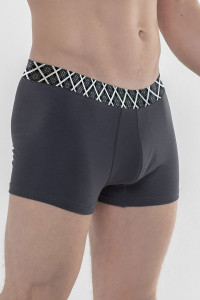 Трусы мужские "БМОр Боксеры" кулирка с лайкрой пенье (последний размер) серый 52