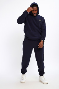 Костюм двойка мужской №062 флис (р-ры: 48-58) темно-синий